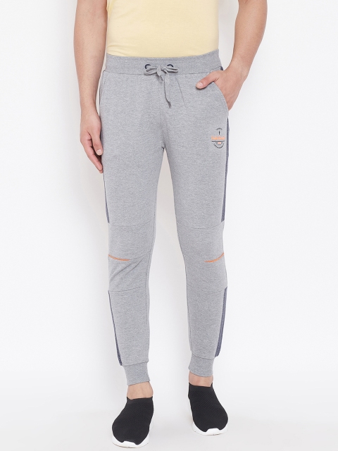 

Duke Men Grey Solid Slim-Fit Track Pants