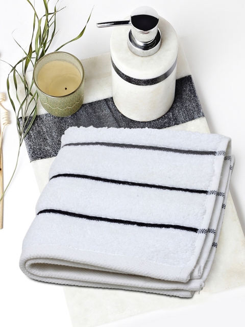 

Portico New York White & Black Striped 500 GSM Face Towel