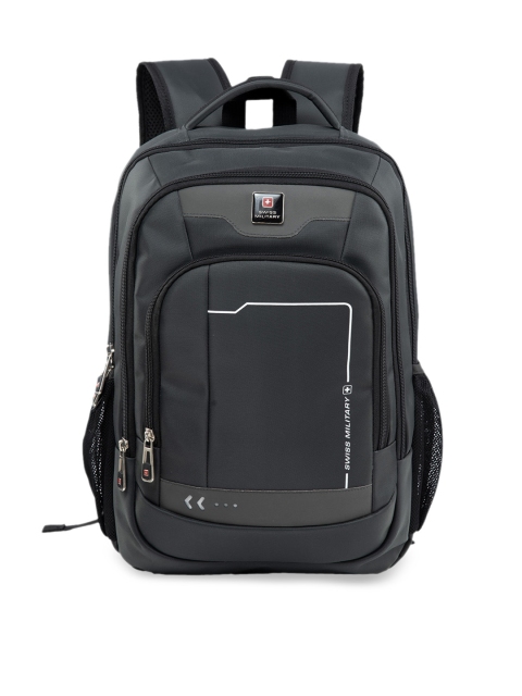 

SWISS MILITARY Unisex Grey Solid Backpack