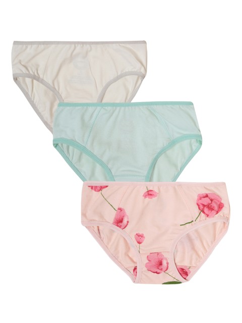 

Claesens Holland Girls Pack of 3 Assorted Basic Briefs CL630