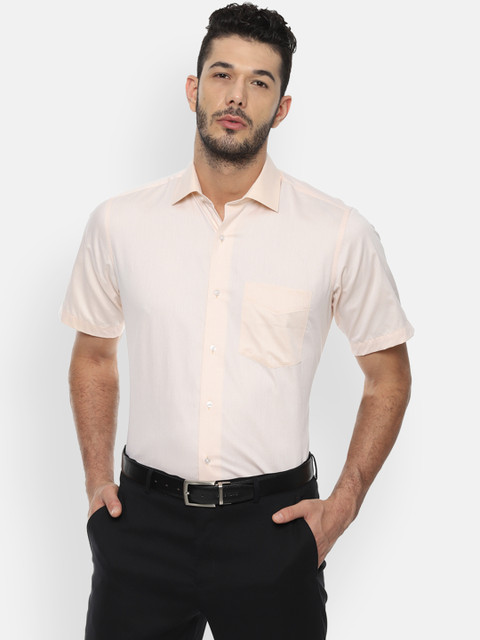 

Van Heusen Men Orange Regular Fit Solid Formal Shirt