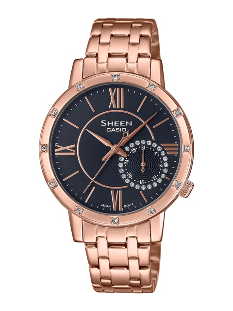 

CASIO Sheen Women Black Analogue Watch SX261 SHE-3046PG-8AUDR