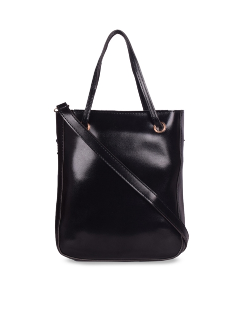 

Bagkok Women Black Solid Handheld Bag
