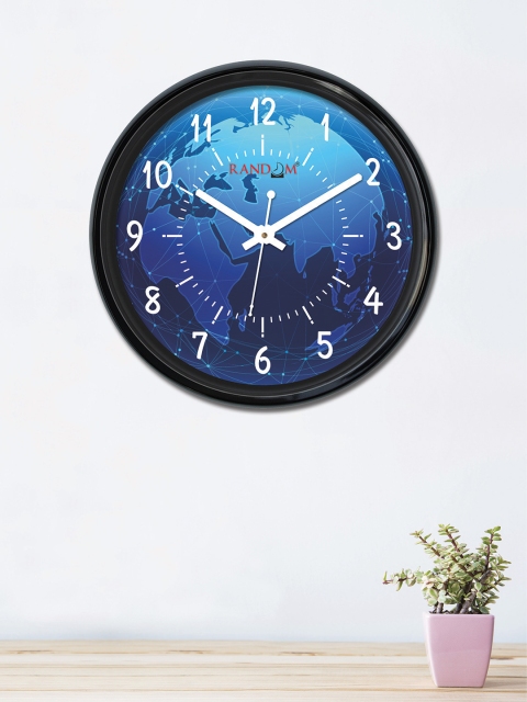 

RANDOM Blue Round Printed 30 x 30 cm Analogue Wall Clock