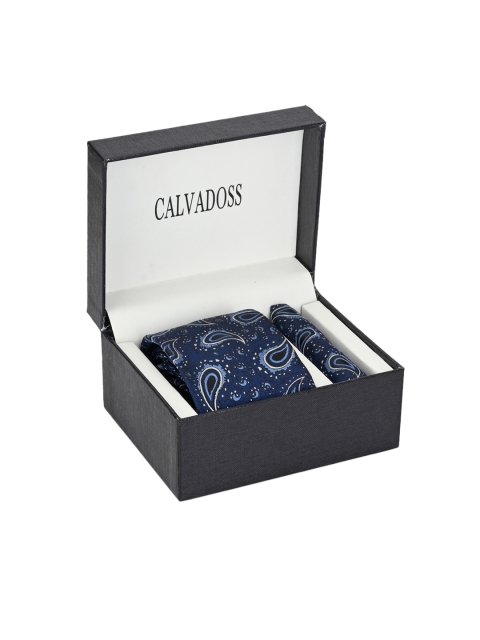 

Calvadoss Men Blue Accessory Gift Set