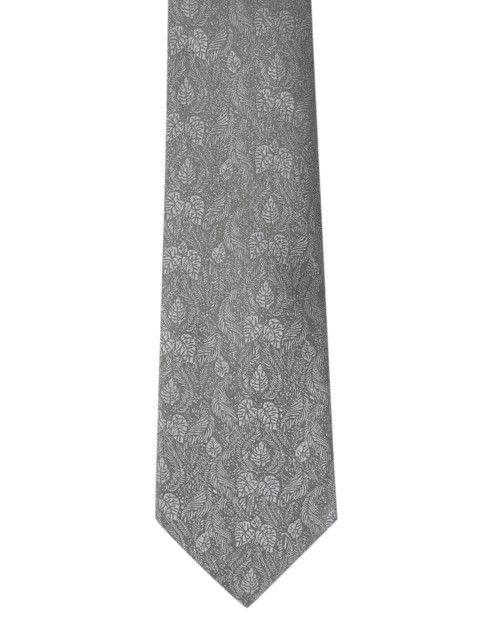 

Calvadoss Grey Woven Design Broad Tie