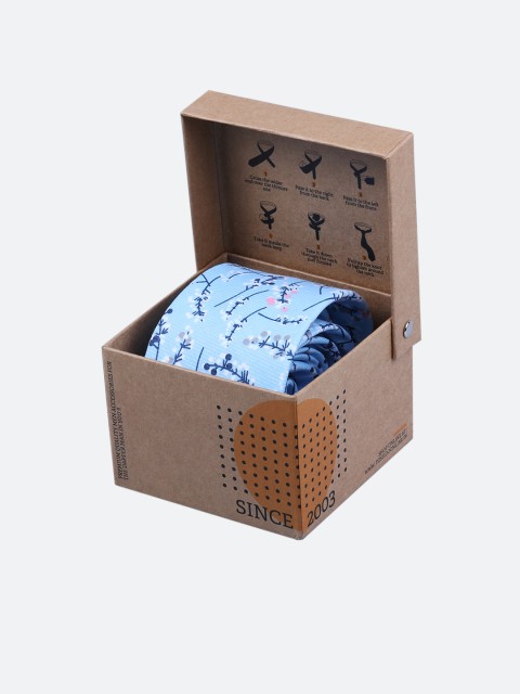 

Tossido Men Blue Printed Bow Tie