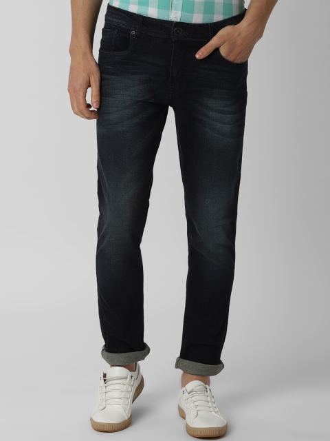 

Peter England Casuals Men Navy Blue Slim Fit Mid-Rise Clean Look Stretchable Jeans