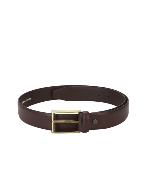 

Red Tape Men Brown Textured Leather Belt