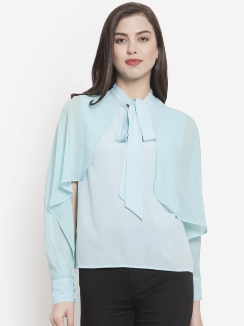 

Martini Women Blue Solid Top