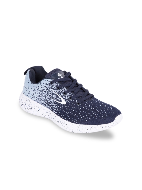 

Duke Men Grey Mesh Running Shoes, Navy blue