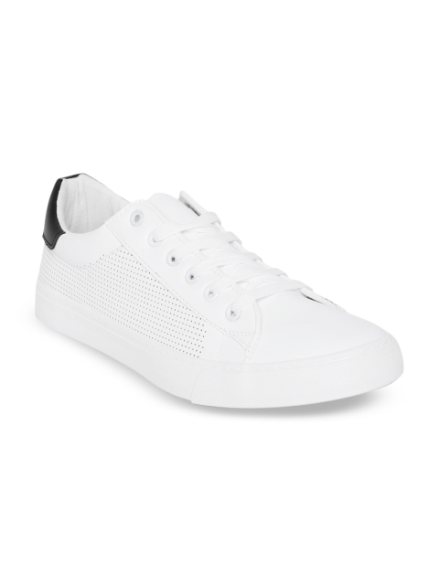 

U.S. Polo Assn. Men White Perforated Sneakers