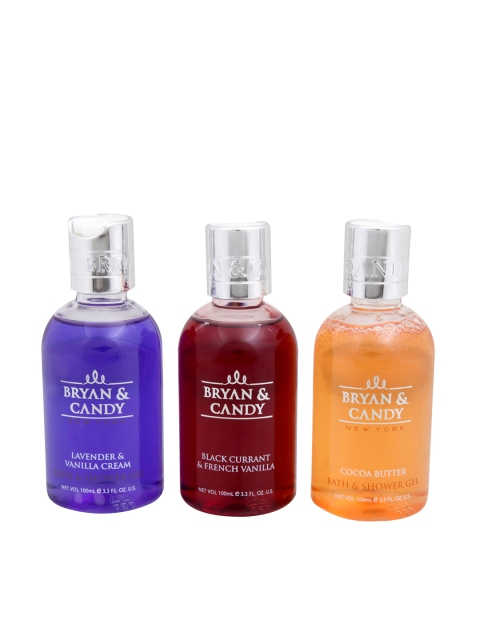 

BRYAN & CANDY NEW YORK Women Set of 3 Shower Gels, Red