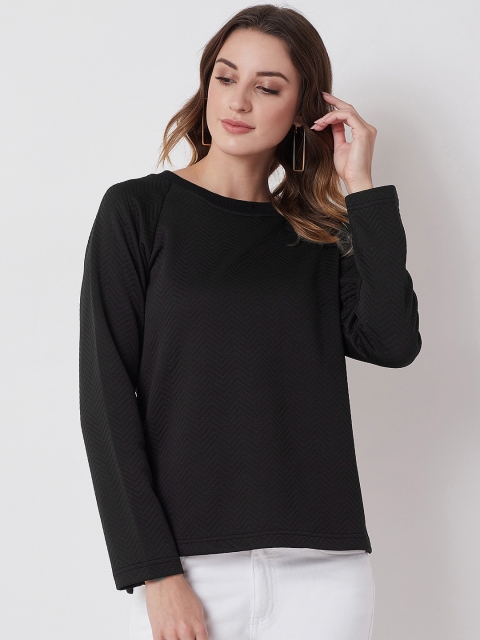 

Nun Women Black Solid Sweatshirt