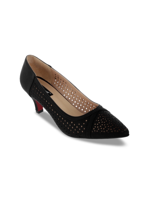 

Sherrif Shoes Women Black Solid Pumps