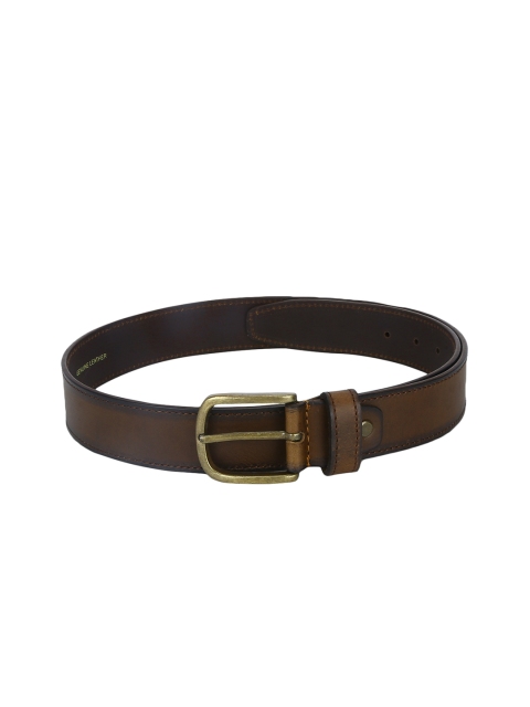 

Red Tape Men Brown Solid Leather Belt