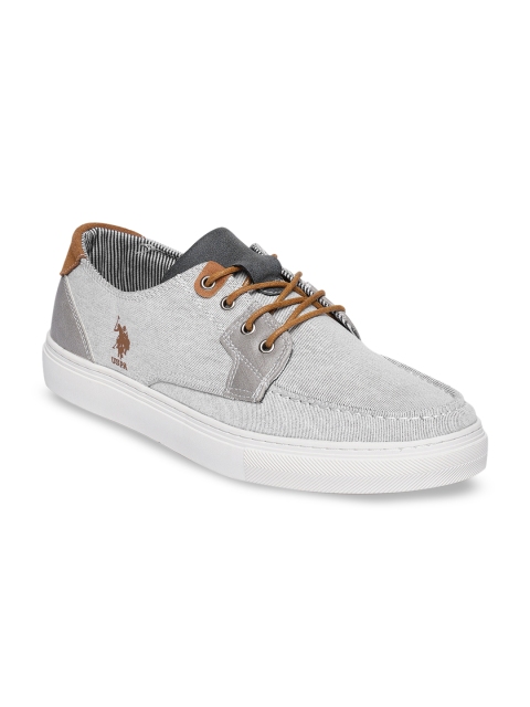 

U.S. Polo Assn. Men Grey Sneakers