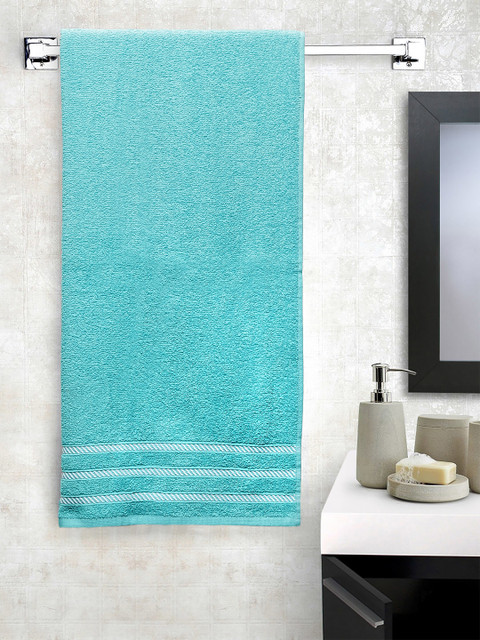 

Trident Blue Solid 380 GSM Anti Microbial Bath Towel