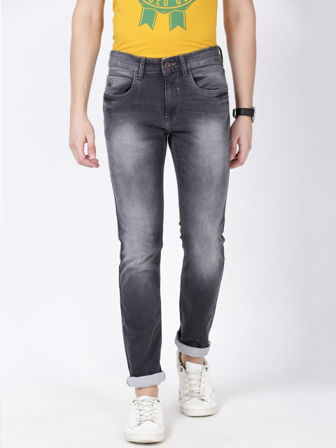 

Llak Jeans Men Grey Skinny Fit Mid-Rise Clean Look Stretchable Jeans