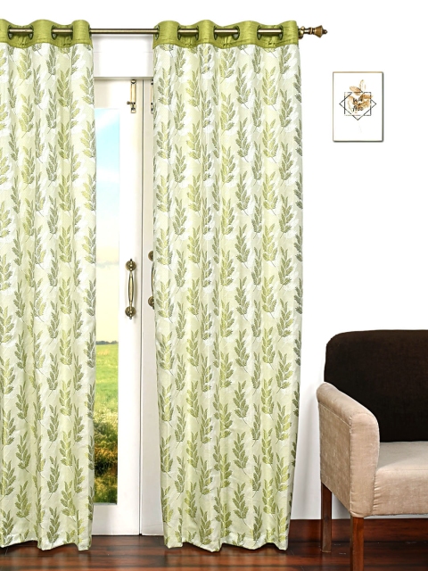 

Ariana Green & Off-White Single Room Darkening Door Curtain