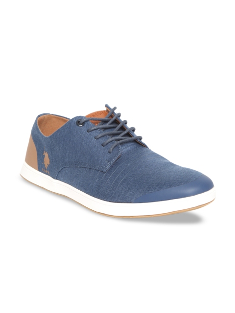 U.S. Polo Assn. Men Blue Sneakers