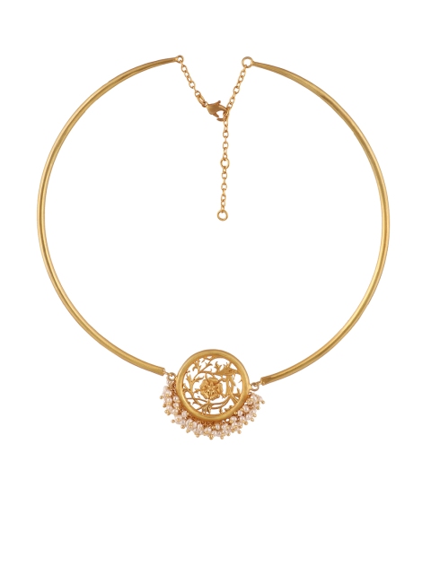 

Zariin Jewelery Gold-Plated Handcrafted Necklace
