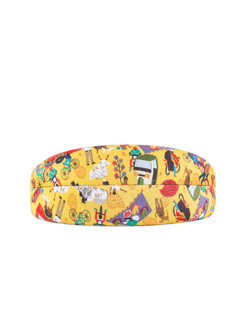 

Chumbak Unisex Yellow Printed Sunglasses Case