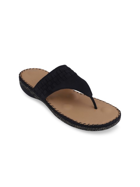 

pelle albero Women Beige Solid T-Strap Flats