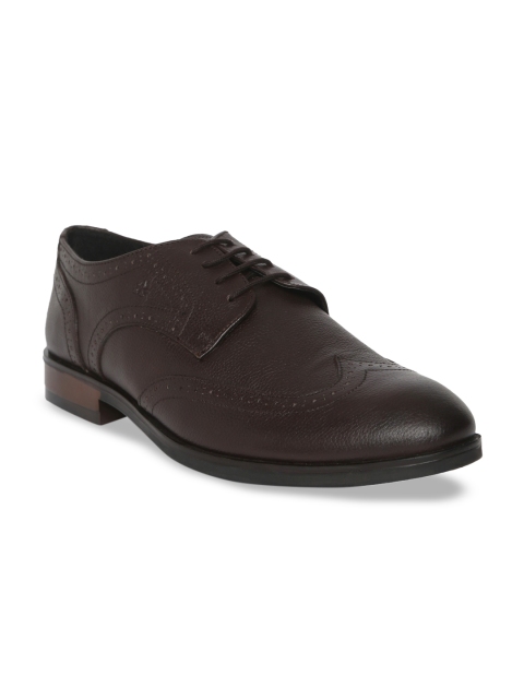 

Arrow Men Brown Solid Leather Brogues