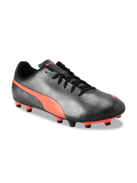 

Puma Men Black Synthetic Rapido FG Football Shoes