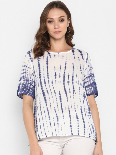 Aditi Wasan Women White Dyed A-Line Top