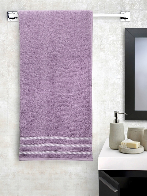 Trident Lavender Solid 380 GSM Anti Microbial Bath Towel