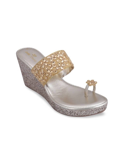 

pelle albero Women Gold-Toned Textured Heels