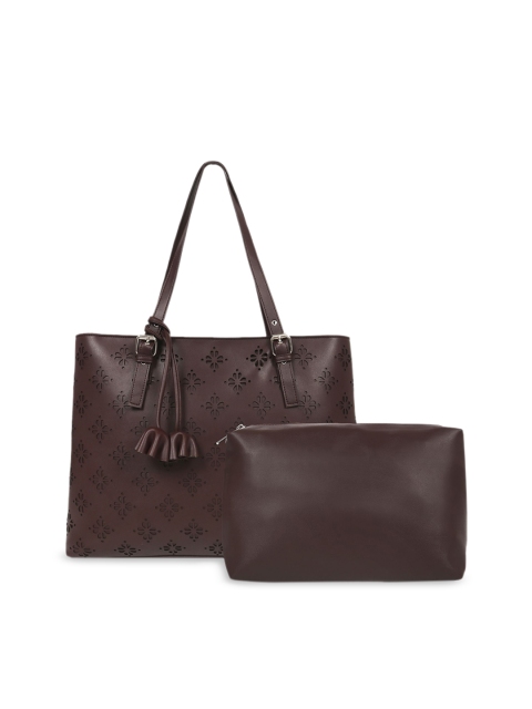 

Toteteca Brown Solid Shoulder Bag