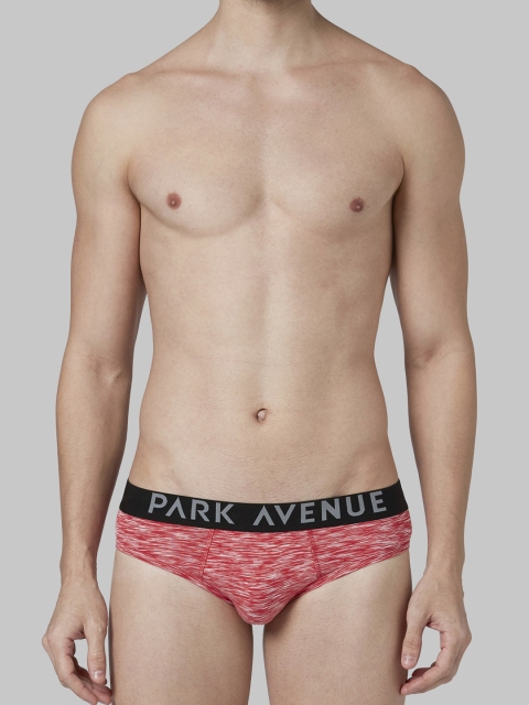 

Park Avenue Men Red Solid Mid-Rise Briefs PZRX00080-R687F070