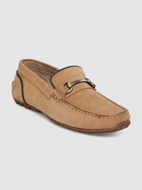 

U.S. Polo Assn. Men Beige Leather Loafers