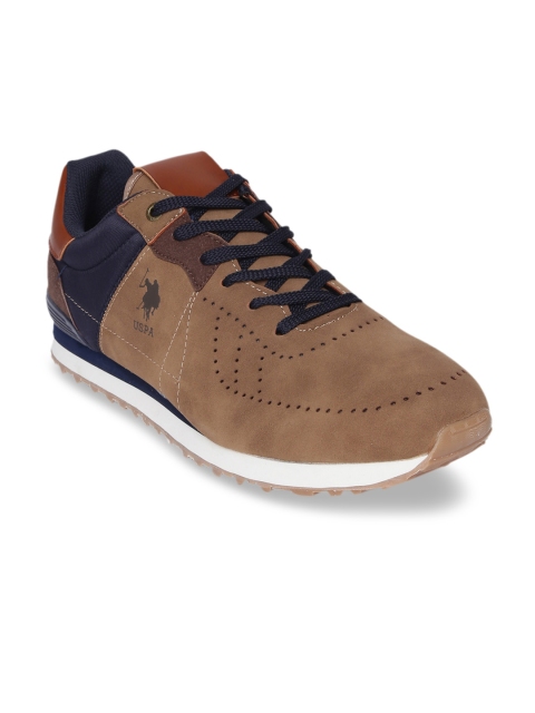 

U.S. Polo Assn. Men Beige Sneakers