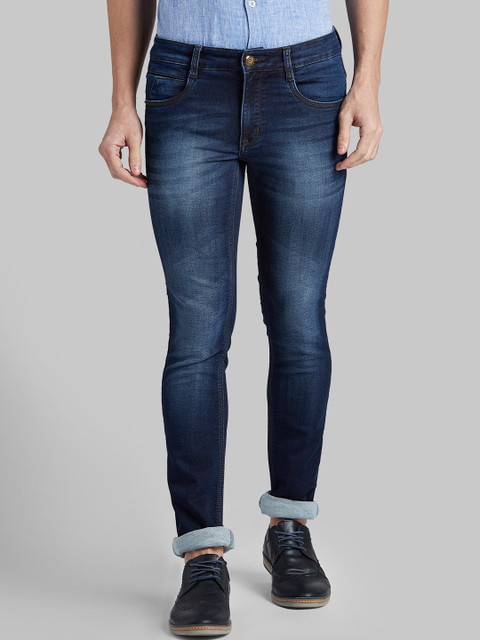 

Parx Men Blue Regular Fit Mid-Rise Clean Look Stretchable Jeans