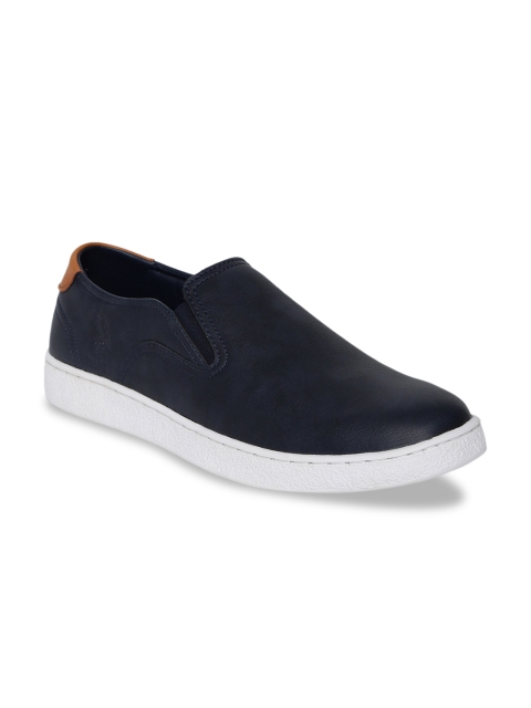 

U.S. Polo Assn. Men Navy Blue Slip-On Sneakers