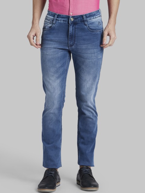 

Parx Men Blue Regular Fit Mid-Rise Clean Look Stretchable Jeans