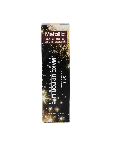 

MAKE UP FOR LIFE Purple Always on New Metallic Finish Liquid Lipstick 4.5 ml