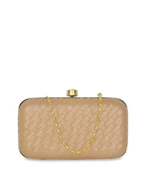 

Diwaah Beige Textured Clutch
