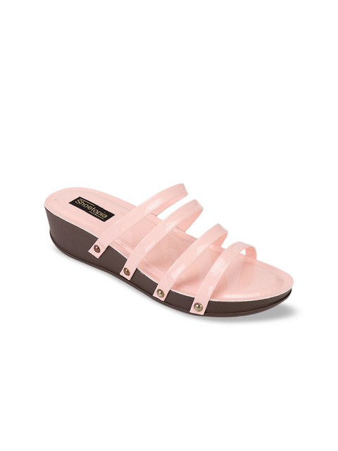 

Shoetopia Women Pink Solid Heels