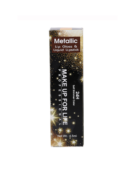 

MAKE UP FOR LIFE Coral Always on New Metallic Finish Liquid Lipstick 4.5 ml