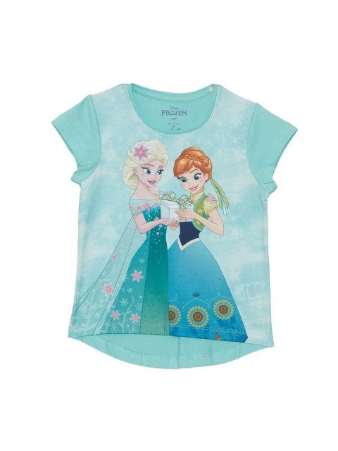 

Kids Ville Frozen featured Blue Tshirt for Girls