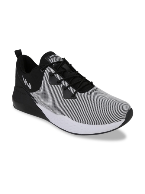 

Campus Men White & Black Mesh Milan Running Shoes