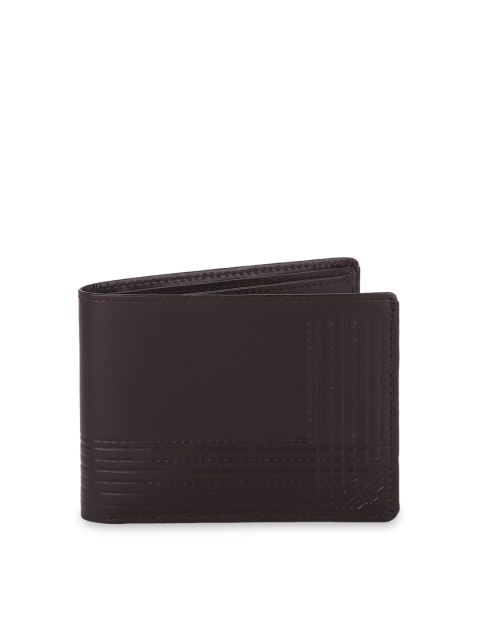 

Red Tape Men Brown Solid Two Fold Leather Wallet