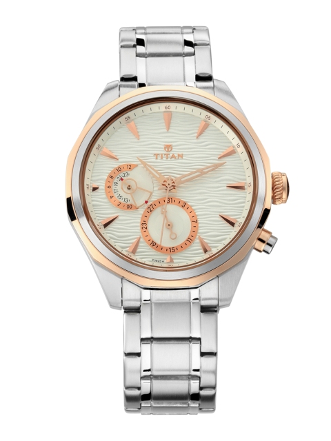 

Titan Maritime Men White Analogue watch 1829KM01
