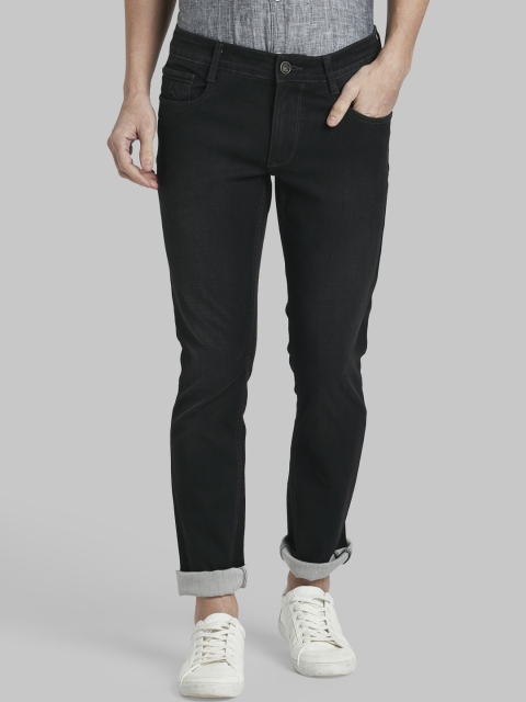 

Parx Men Black Regular Fit Mid-Rise Clean Look Jeans