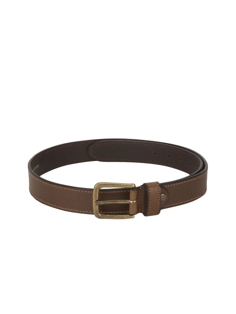 

Red Tape Men Brown Solid Leather Belt